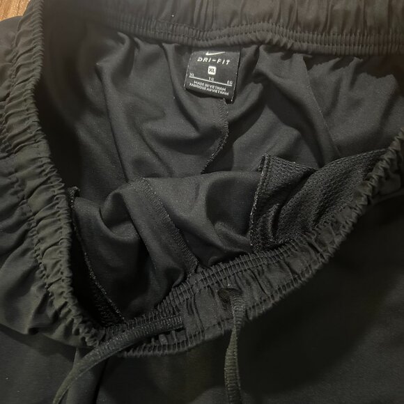 Nike Mens XL Dri Fit Casual Sports Running Training Straight Long Pants Black - Picture 4 of 5